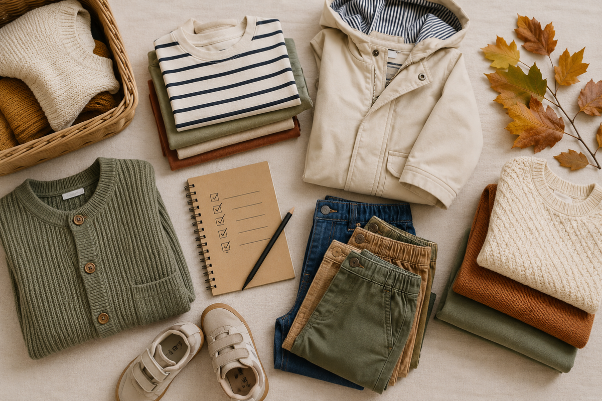 Comment compléter le dressing d’automne de son enfant sans trop acheter ?