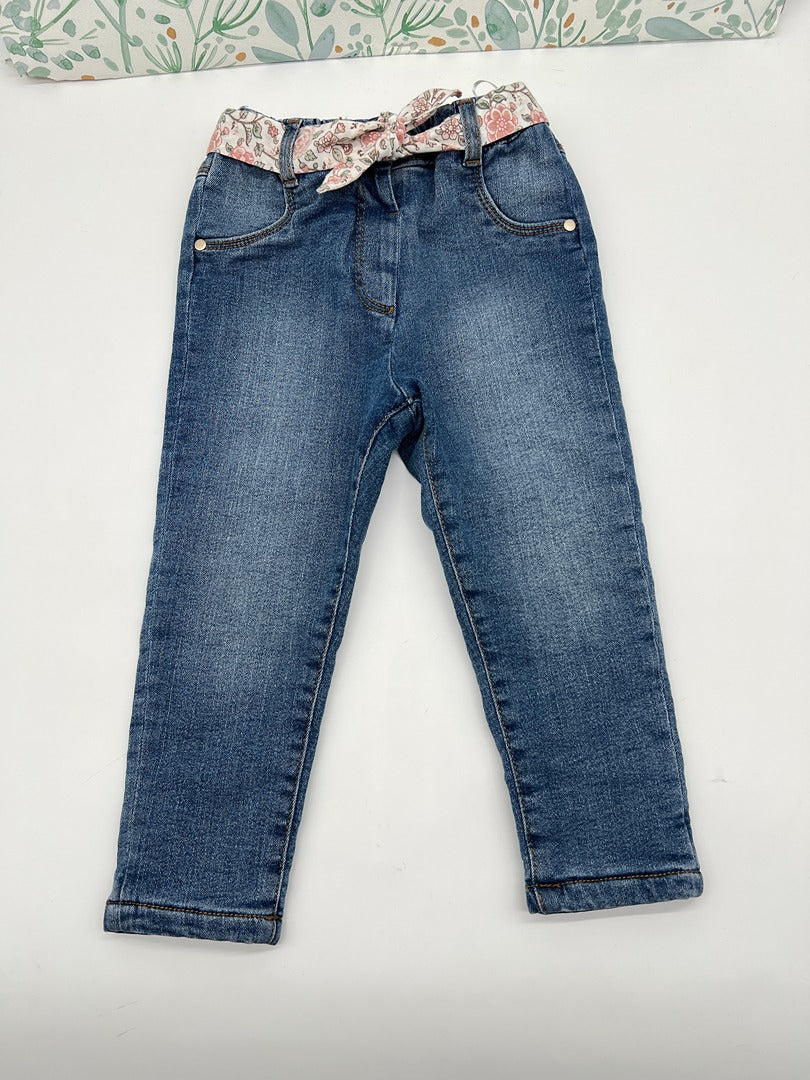 Jean fille C&a - 92 cm - bleu - État : Excellent