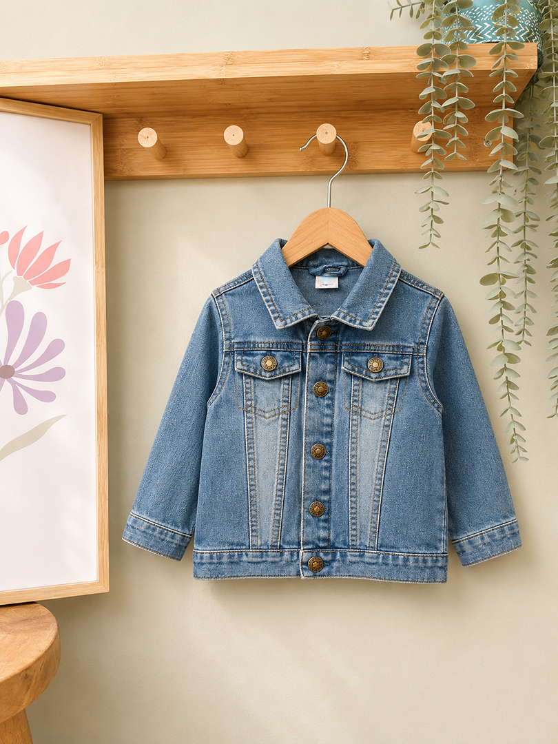 Veste En Jean bleu claire garçon C&a 2 ans mi-saison