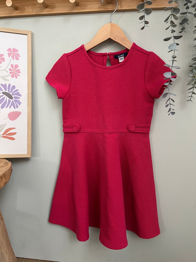 Robe été côtelé fille Okaïdi - 6 ans - rose