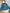 Chemise col Mao garçon poudre Organic - 6 mois - Bleu