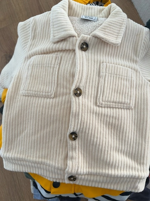 Veste polaire velours garçon Tape à l'œil beige mi-saison 18 mois