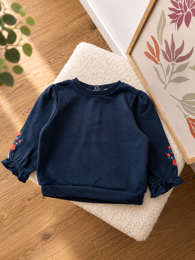 Pull sweat Fille Carrément Beau 12 Mois Hiver Manches Longues