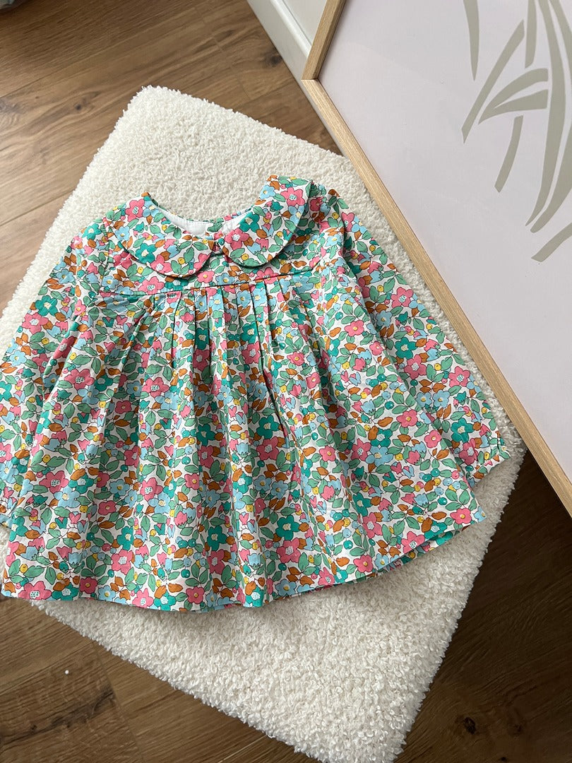 Blouse liberty joli col Jacadi fille - 6 mois - Vert
