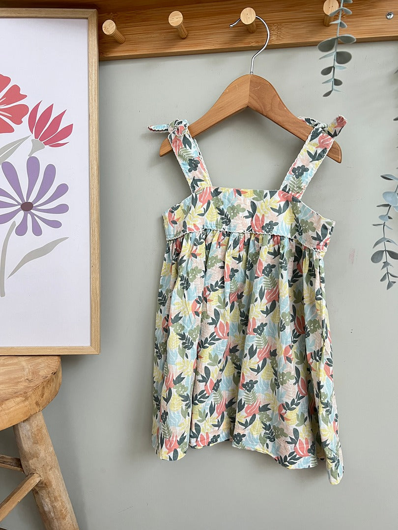 Robe d'été blanche fleurie Bout'chou 3 ans fille