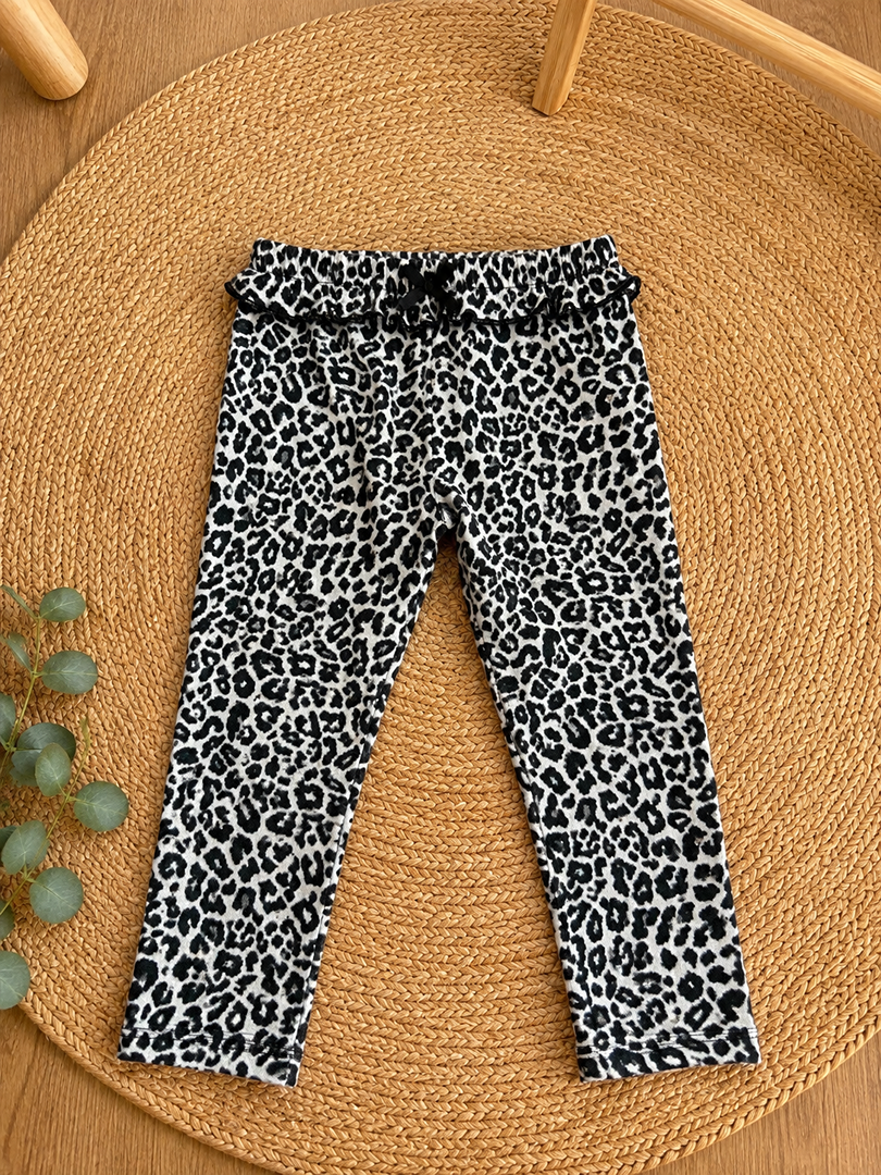 Legging fille Zara Baby léopard 4 ans mi-saison
