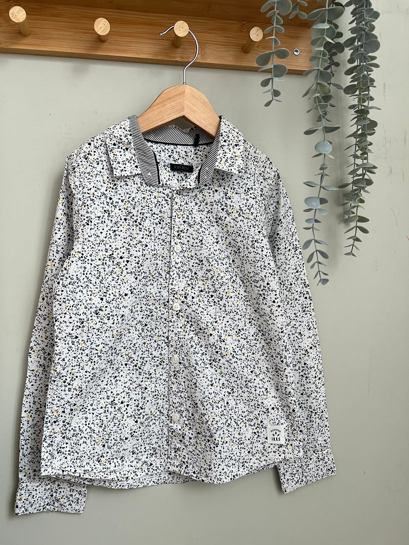Chemise manches longues garçon Ikks - 8 ans - Blanc