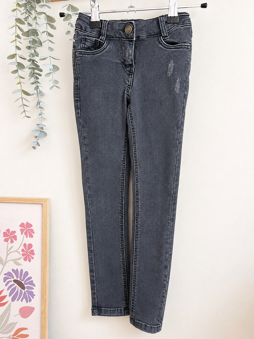 Jean skinny Tape à l'œil 6 ans gris fille mi-saison