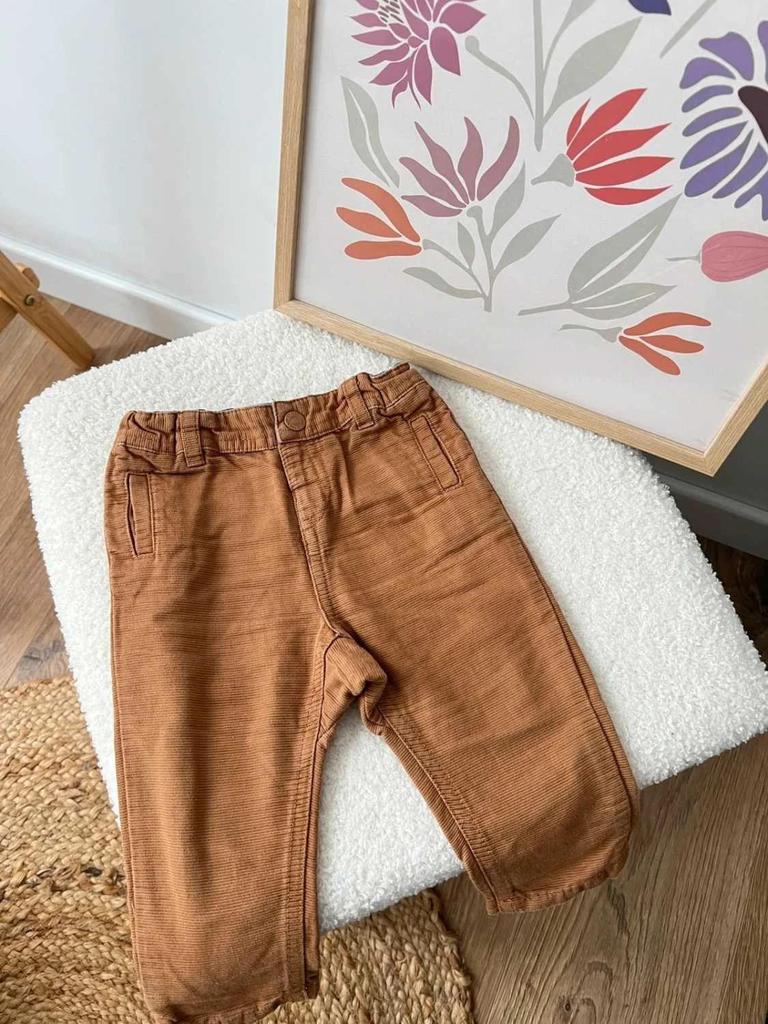 Pantalon camel Orchestra – coupe confortable & intemporelle pour le quotidien – 6 mois Garçon