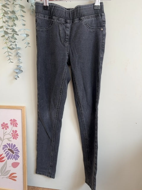 Jegging Kiabi 8 ans fille gris mi-saison