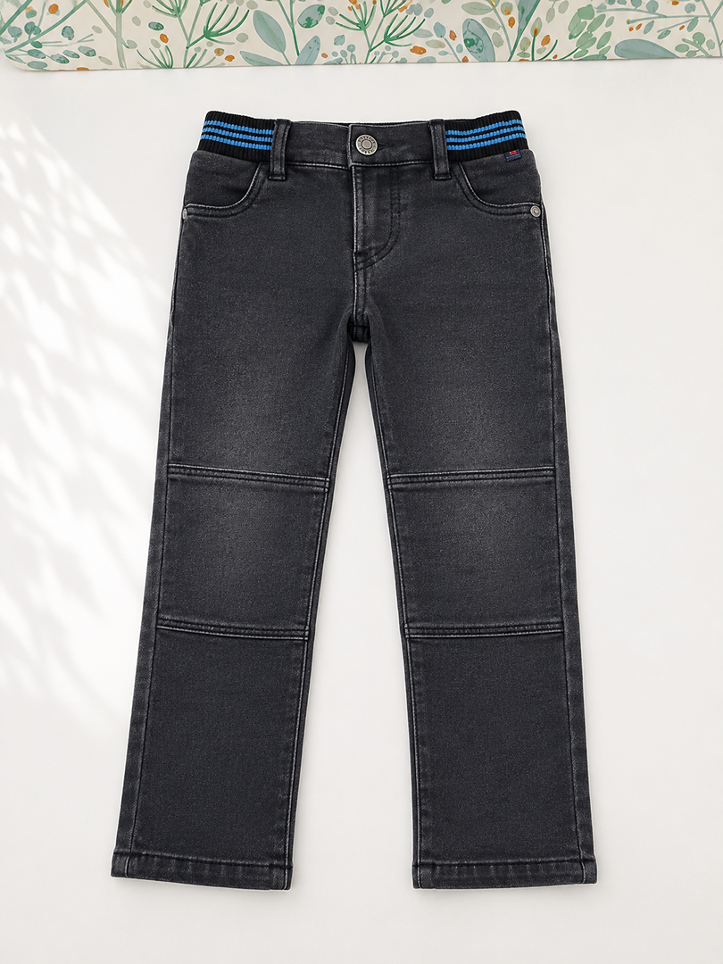 Jean Noir Garçon Sergent Major 2 Ans Mi-saison