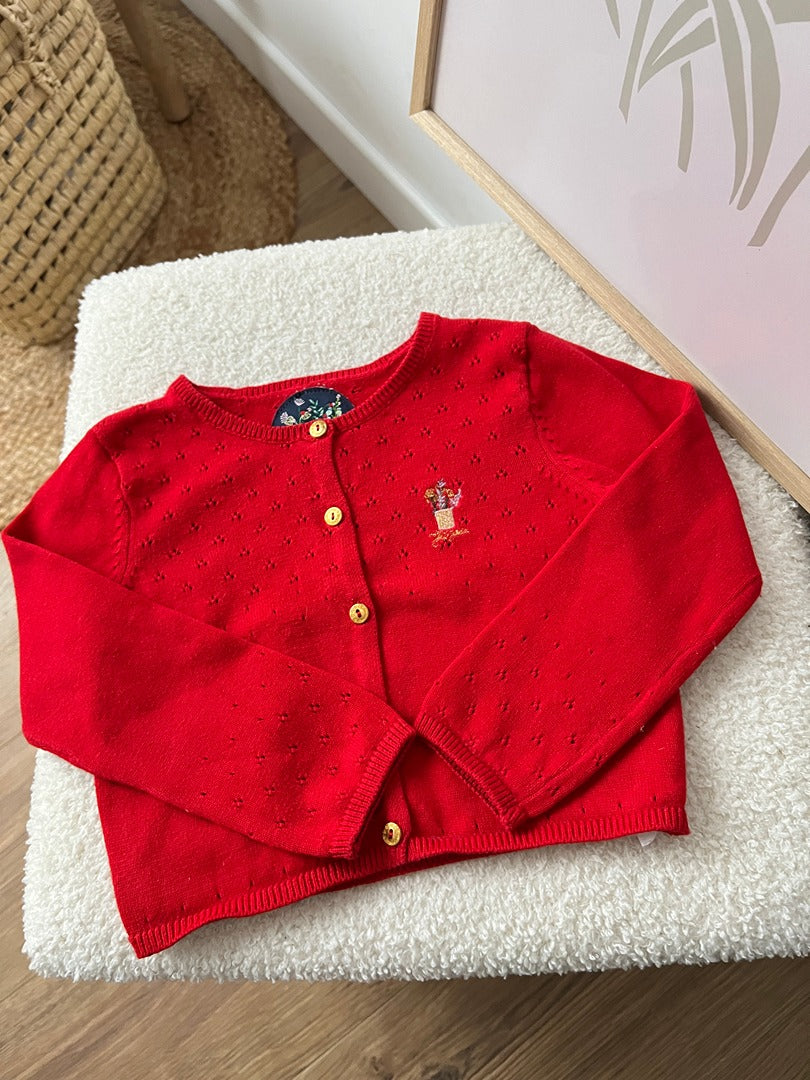 Gilet enfant Sergent Major - 2 ans - Rouge - État : Excellent fille