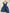 Robe salopette chasuble en jean fille Jacadi - 3 ans - Bleu