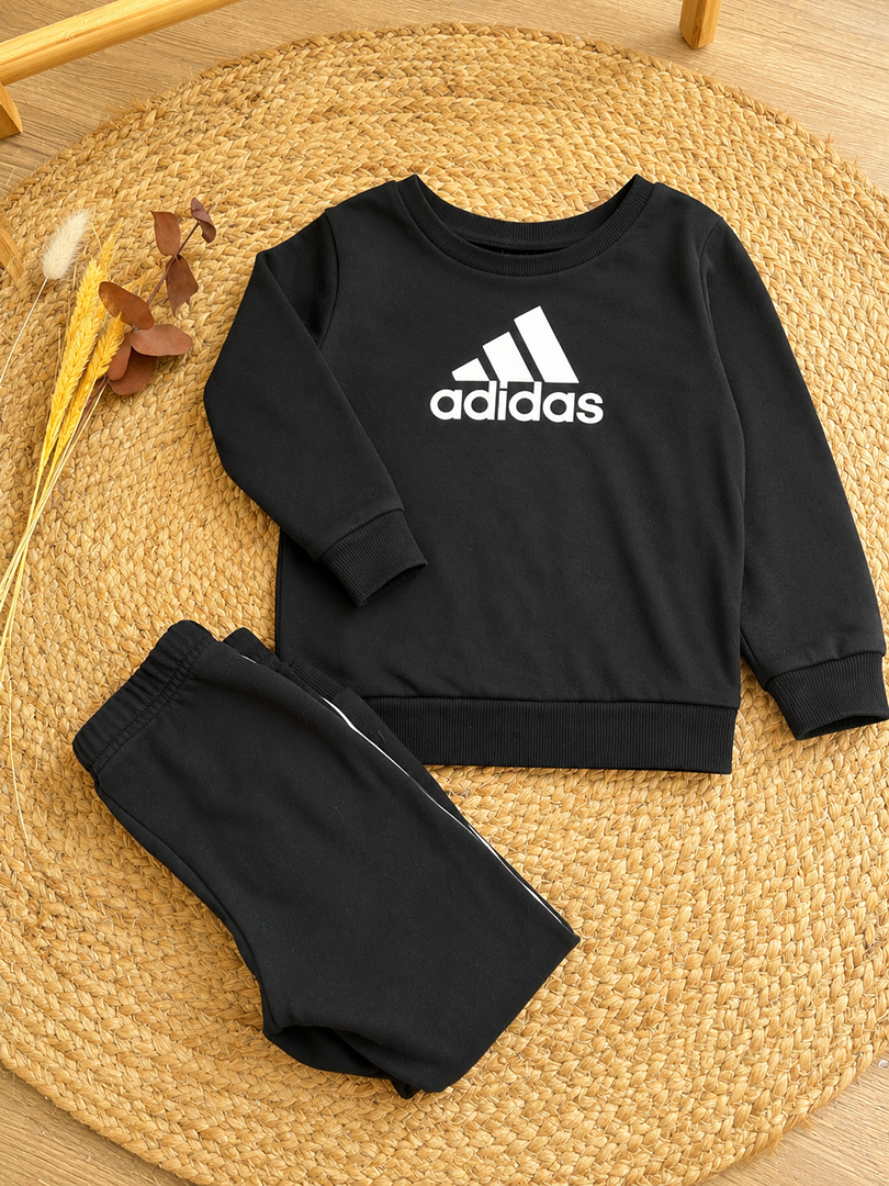 Ensemble de jogging garçon Adidas noir 3 ans, idéal mi-saison / hiver avec sweat manches longues