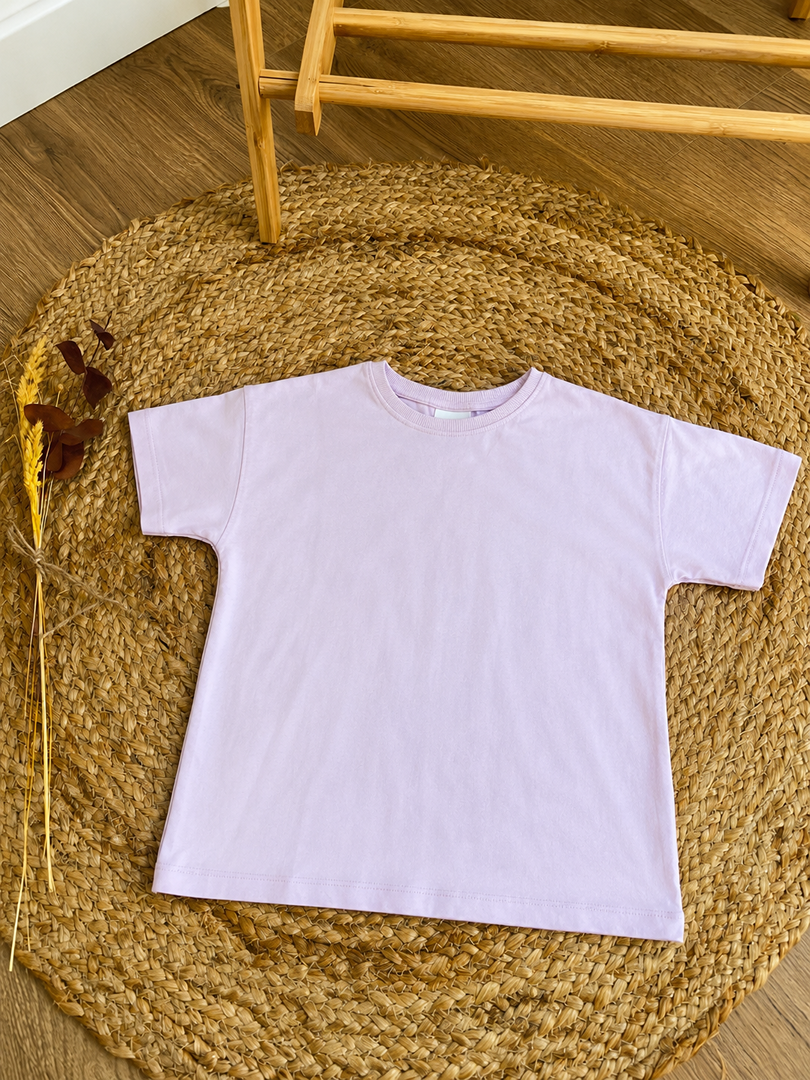 T-shirt lilas Zara 5 ans fille manches courtes été
