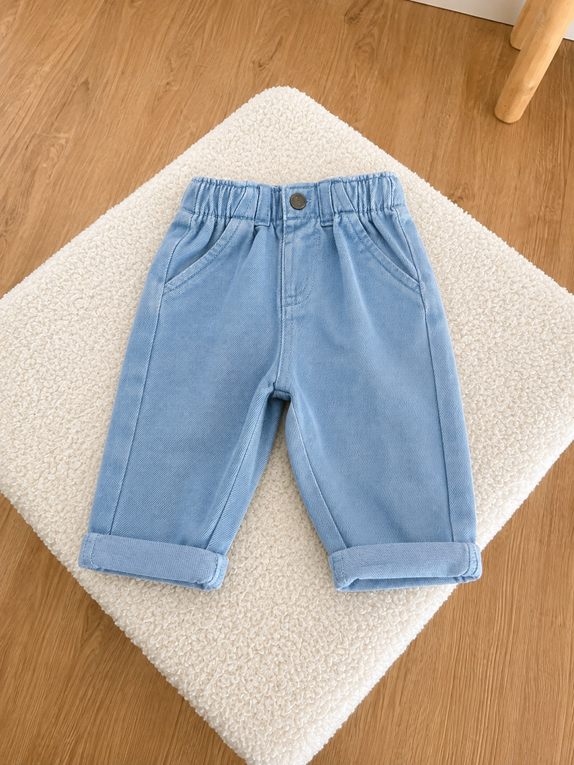 Jean bébé garçon Kiabi 3 mois bleu clair mi-saison