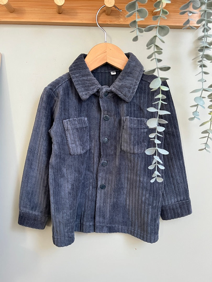 Chemise garçon Zeeman - 2 ans - Gris foncé - État : Excellent Garçon