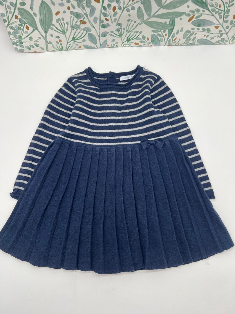 Robe hiver fille Bout'chou - 18 mois - Bleu marine