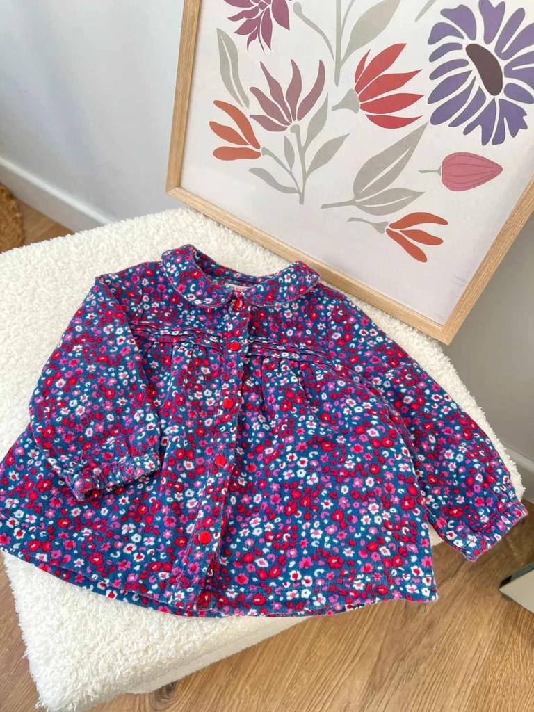 Blouse fleurie et colorée fille - Du Pareil au même Dpam 6 mois