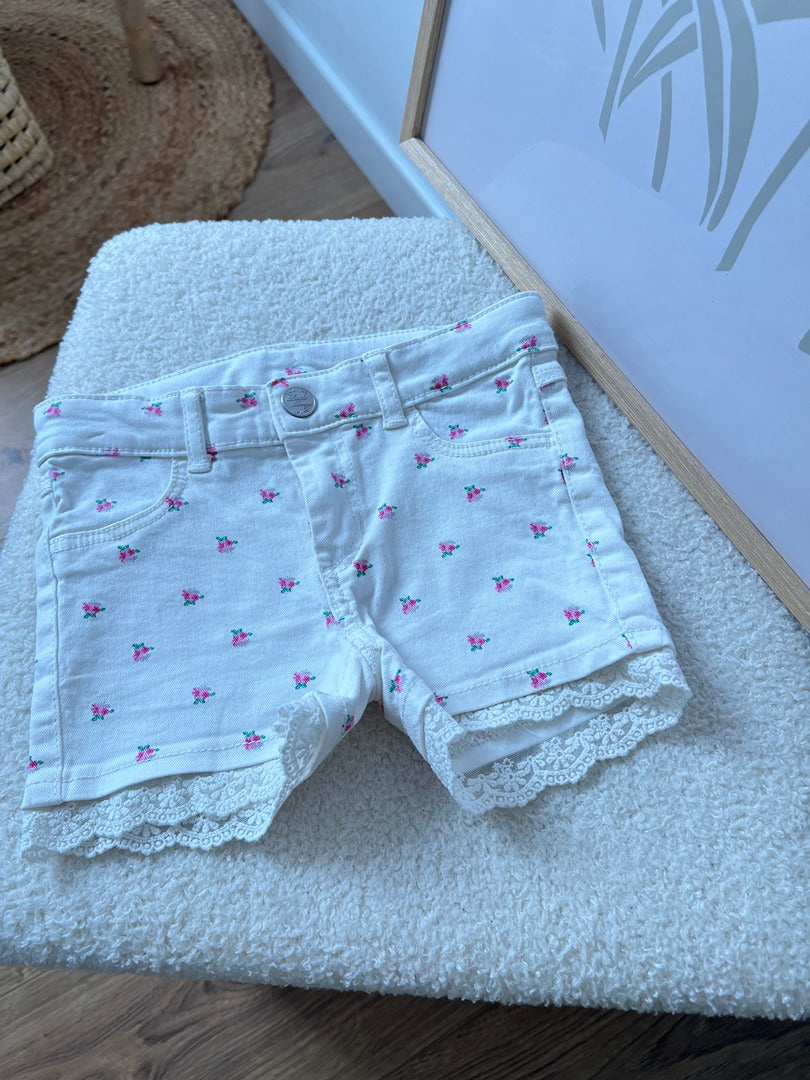 Short L.o.g.g. H&m Fille - 3 ans - Blanc