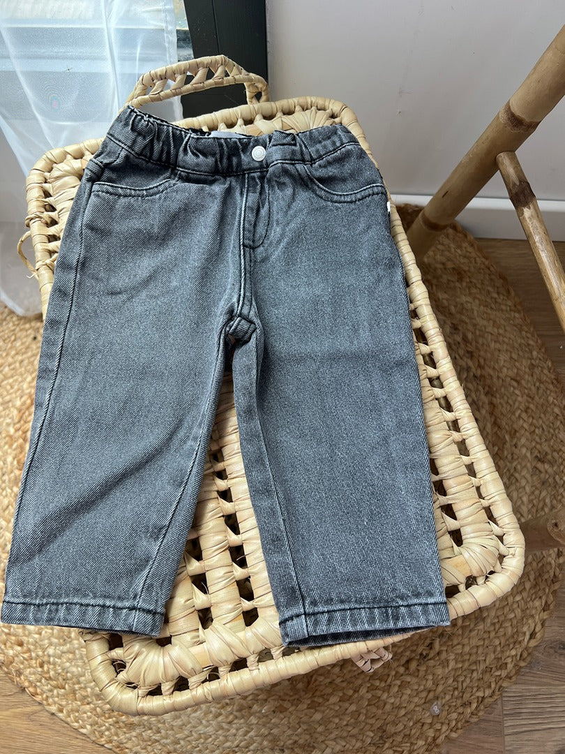 Jean style mom gris Cadet Rousselle 12 mois Mixte fille ou garçon
