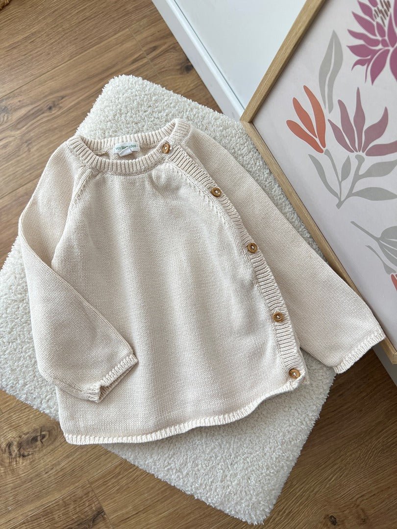 Gilet bébé mixte crème Vertbaudet 18 mois manches longues - Fille ou garçon