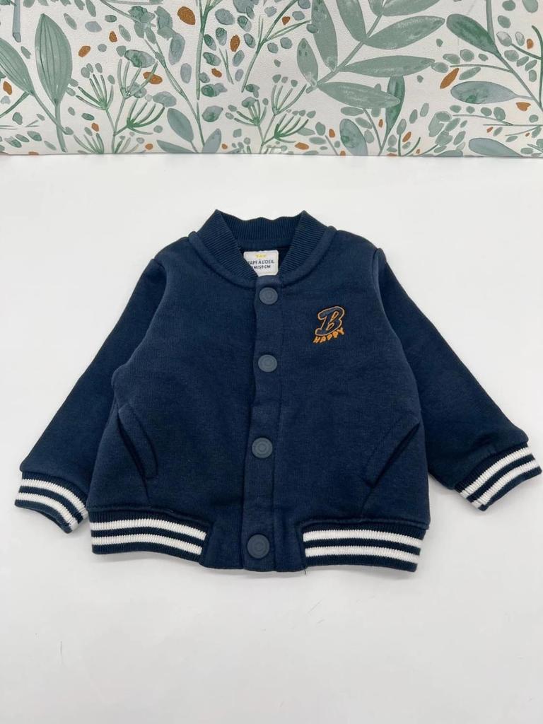 Gilet bleu marine Tao 3 mois garçon