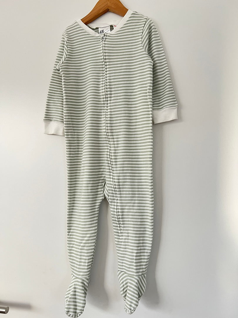 Grenouillère H&m - 18 mois / 86cm - vert - État : Excellent Garçon