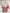 Robe fille rose et terracotta gaze de coton manches longues mi-saison 4 ans