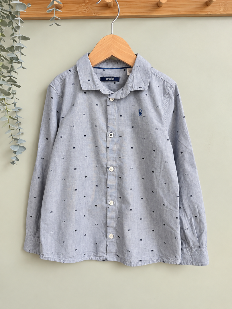 Chemise Manches Longues Garçon Okaïdi 5 Ans Mi-saison