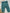 Lot de 2 leggings Vertbaudet fille 3 mois fleurs vert mi-saison