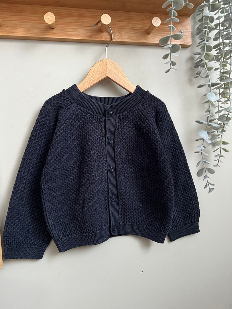 Gilet fille Petit Bateau - 24 mois 2 ans - Bleu marine