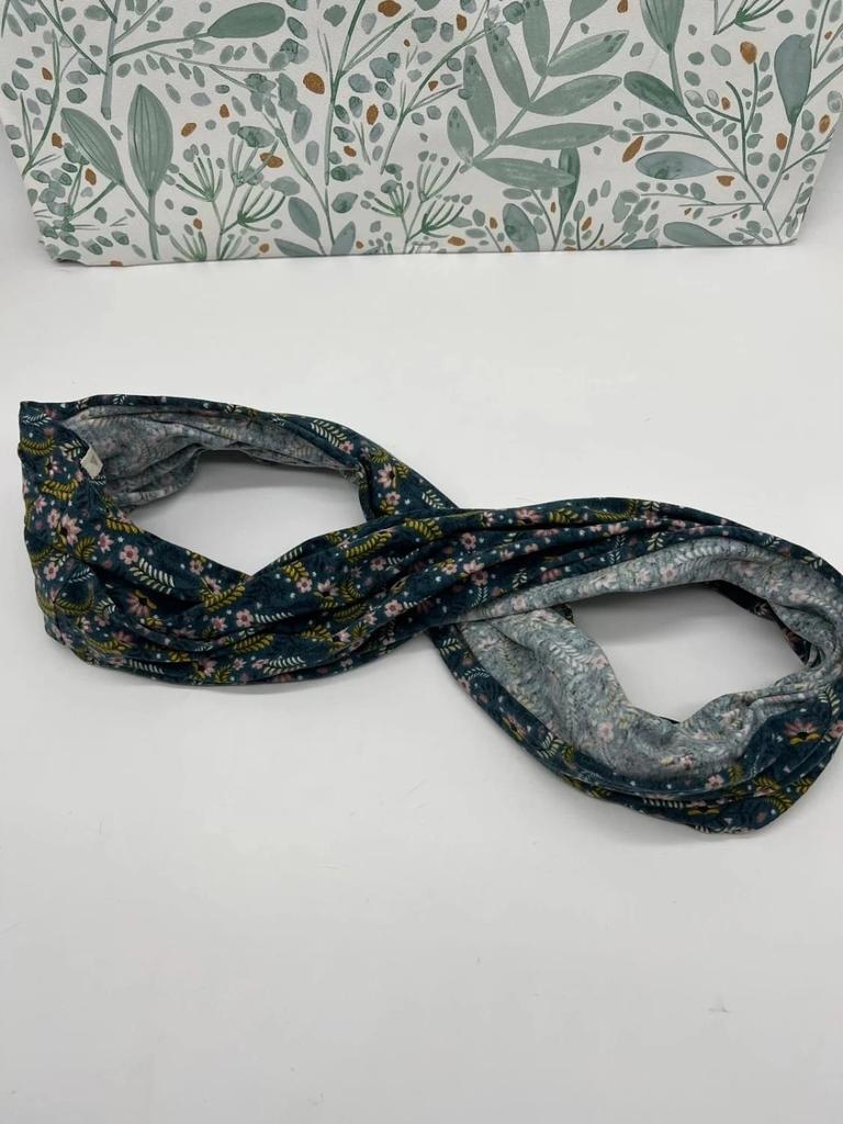 Tour de cou fleuri et léger fille Tao Tape à l’œil – Accessoire pratique et stylé - Idéal mi-saison