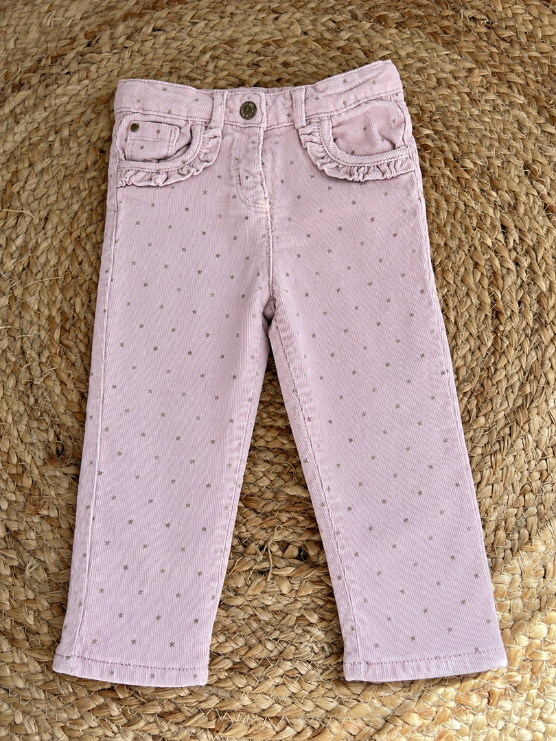 Pantalon doublé fille Orchestra rose 18 mois hiver