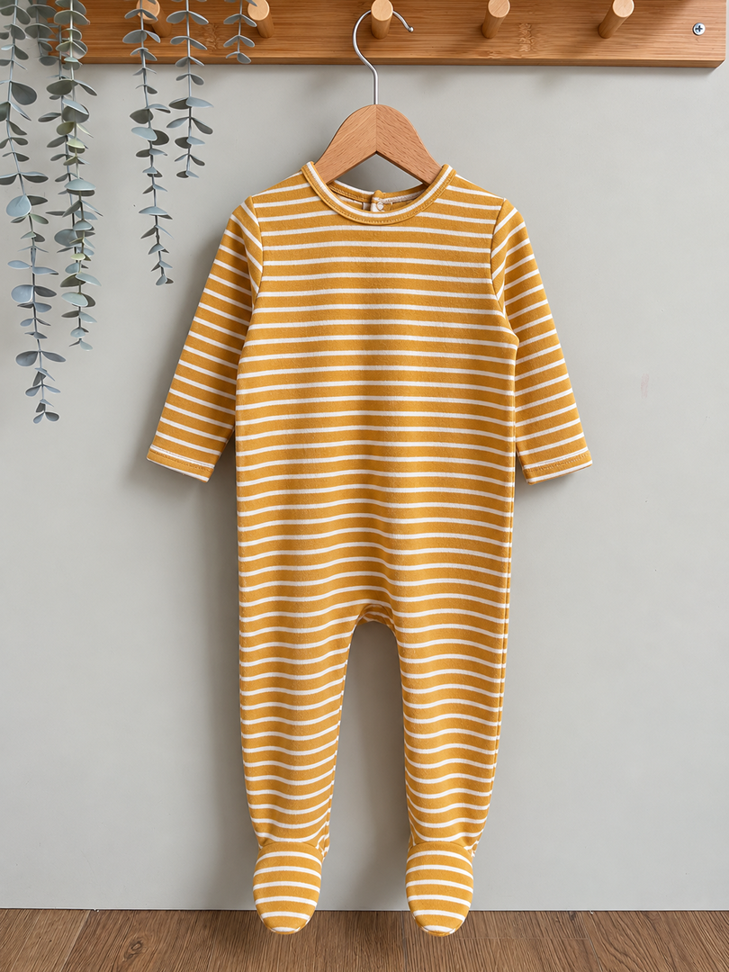 Lot 2 pyjamas Vertbaudet 18 mois moutarde et vert mixte
