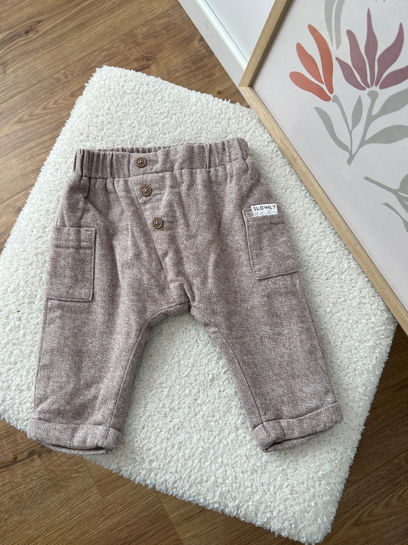 Pantalon sarouel Kiabi garçon - 1 mois - Marron