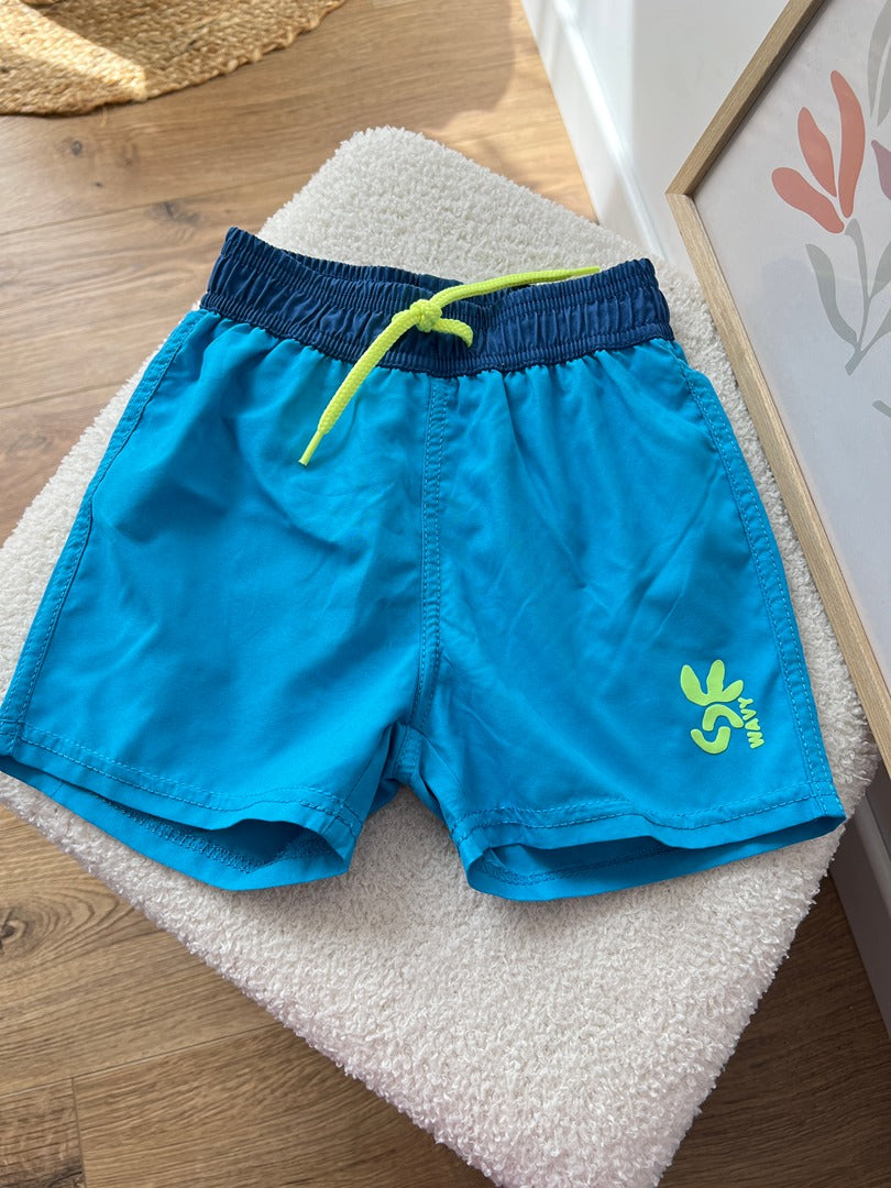 Short de bain garçon bleu 3 ans été
