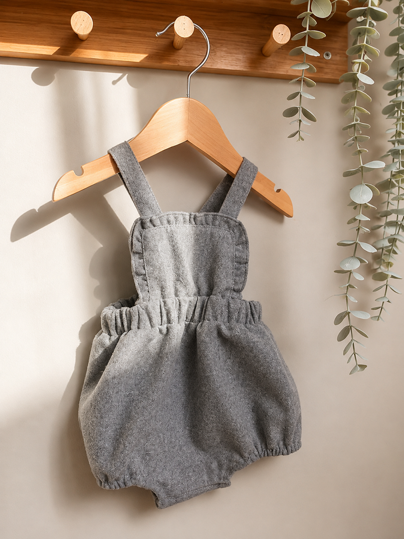 Combinaison Short barboteuse Fille Kiabi 6 Mois Hiver gris