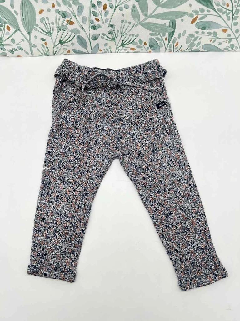 Pantalon fluide fleuri Ikks 12 mois – Léger, tendance & confortable Fille