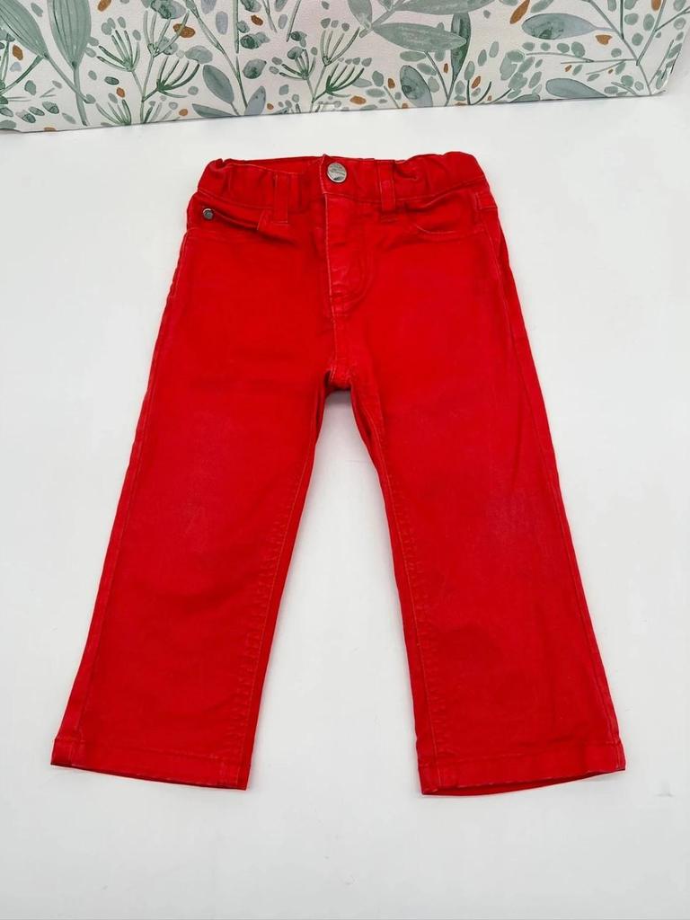 Pantalon rouge Jacadi – Élégant & vibrant – 18 mois garçon