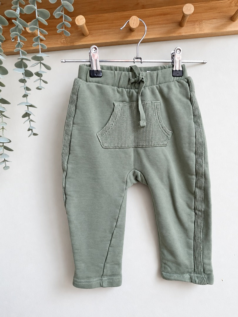 Pantalon jogging bébé garçon Tape à l'œil vert mi-saison 2 ans