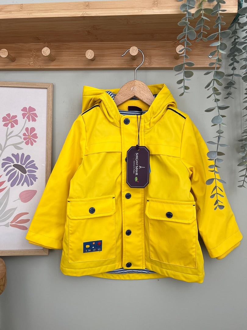 Ciré imperméable garçon Sergent Major - 18 mois - Jaune - Neuf avec étiquette