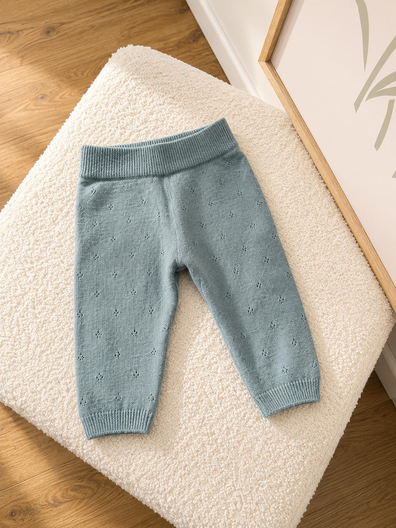 Legging Tricot Fille Kiabi 3 Mois Hiver Turquoise