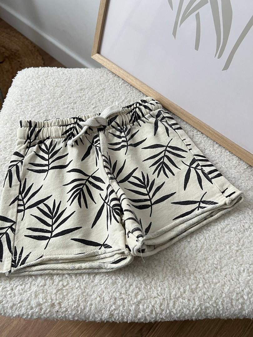 Short molleton garçon Zara - 12 mois / 18 mois - Crème