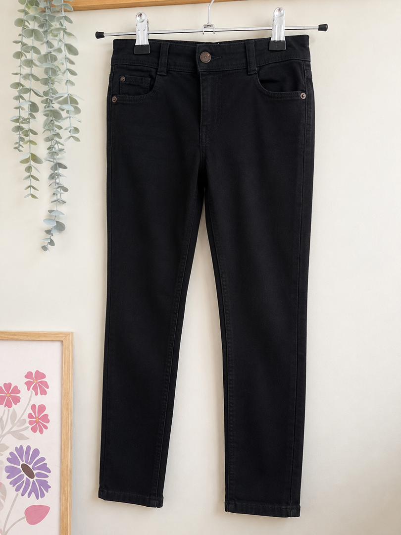 Jean slim Kiabi noir fille 4 ans mi-saison