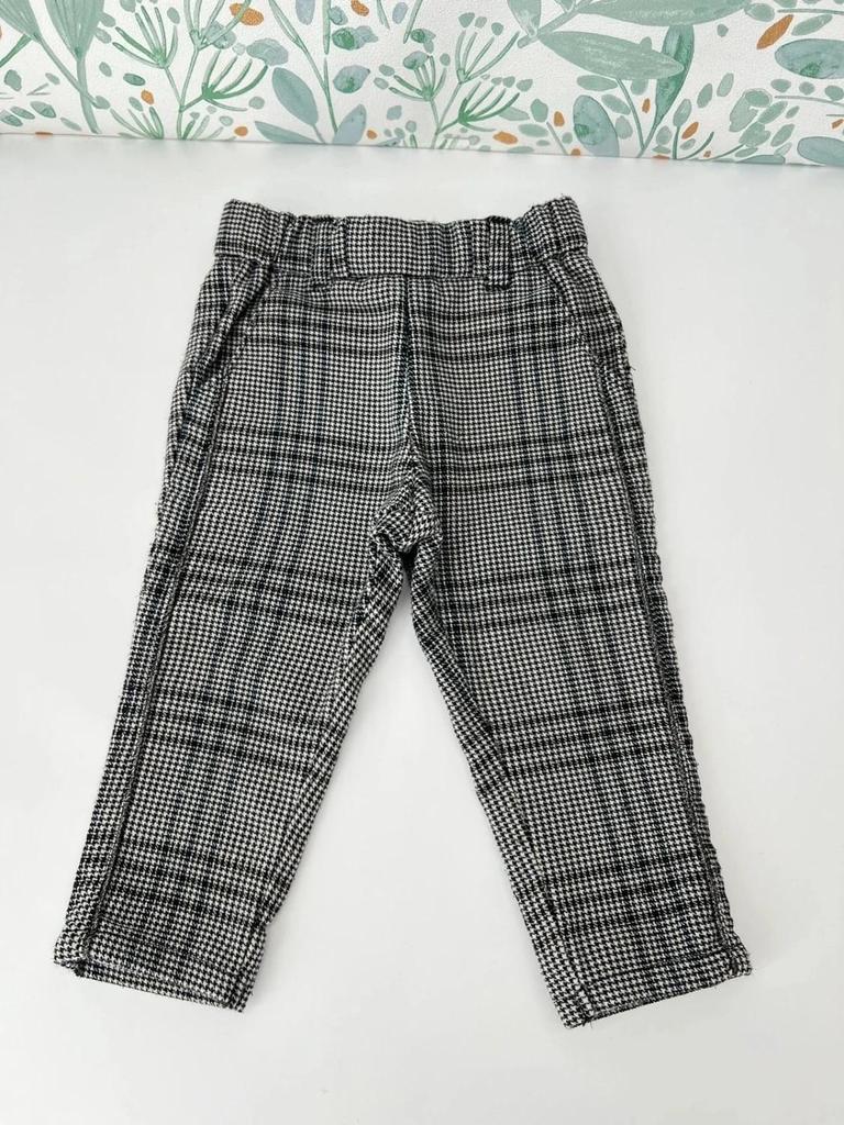 Pantalon legging à carreaux fille - Ikks 6 mois