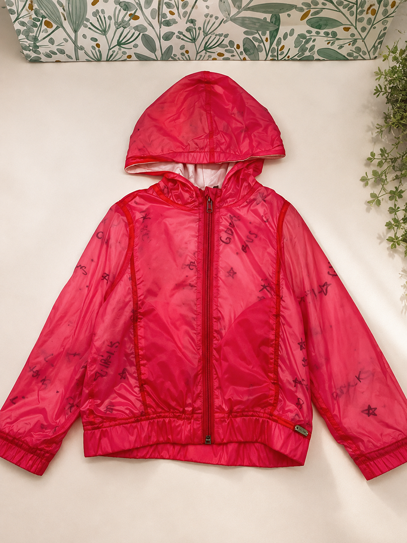 Parka coupe-vent à capuche 3 ans Ikks mi-saison fille