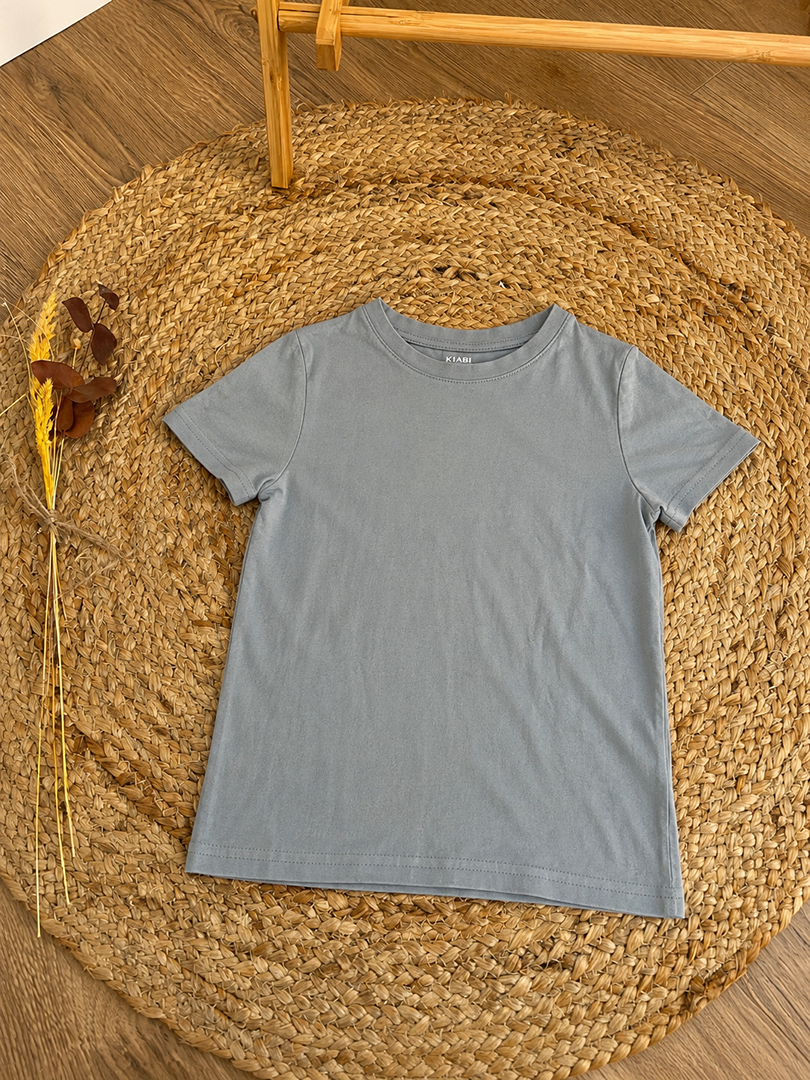 T-shirt garçon bleu clair Kiabi 5 ans manches courtes été