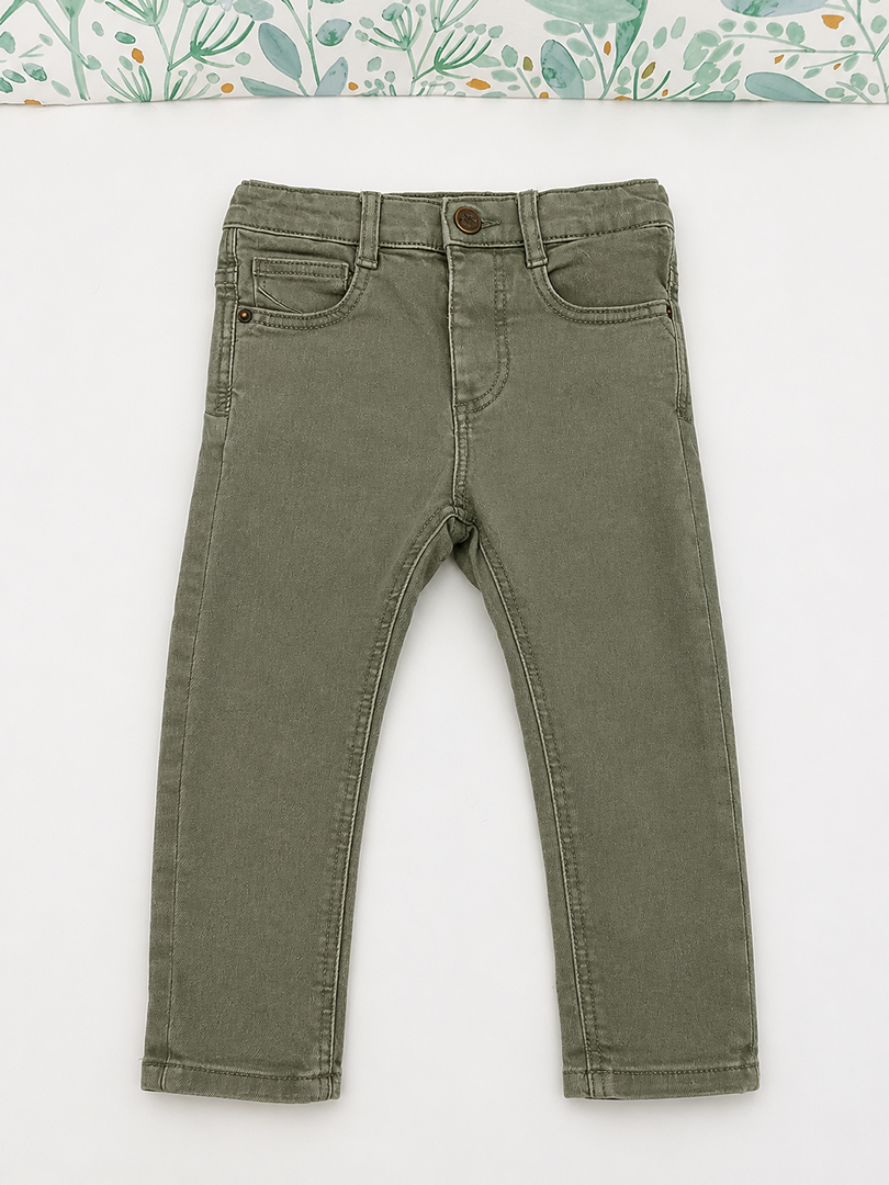 Jean skinny kaki garçon Zara mi-saison - correspond à un 2 ans 86 cm