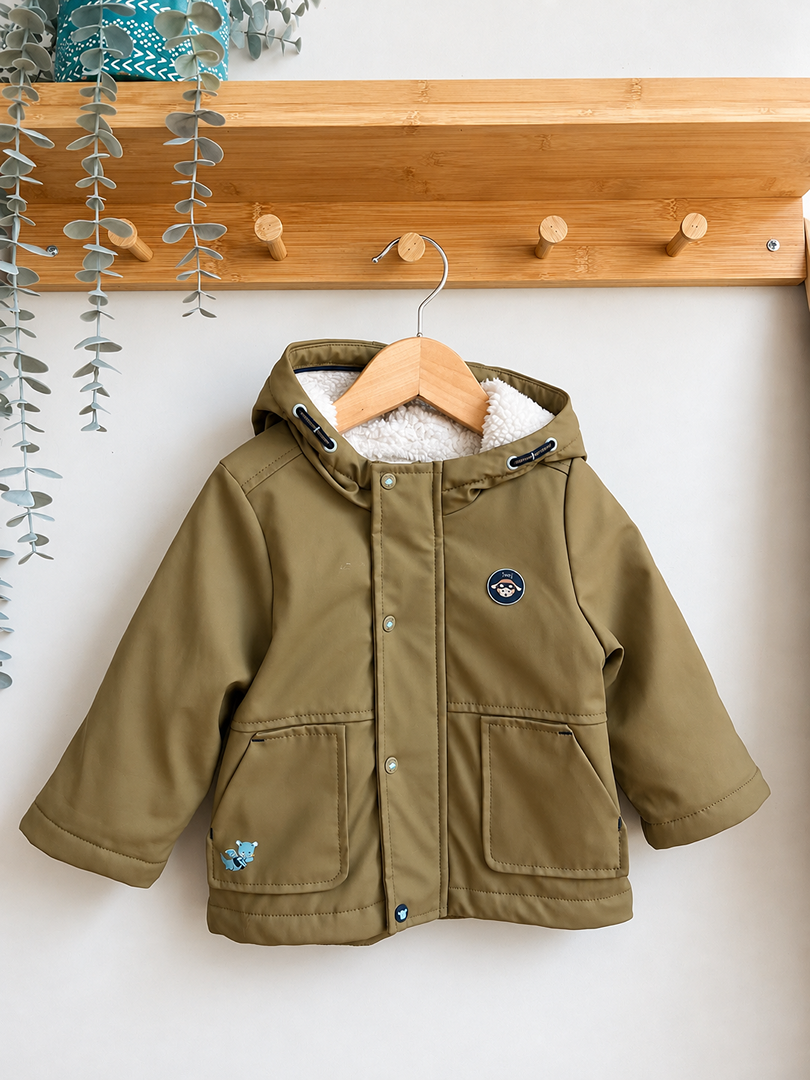 Parka doublée Sergent Major 12 mois 74cm garçon kaki hiver